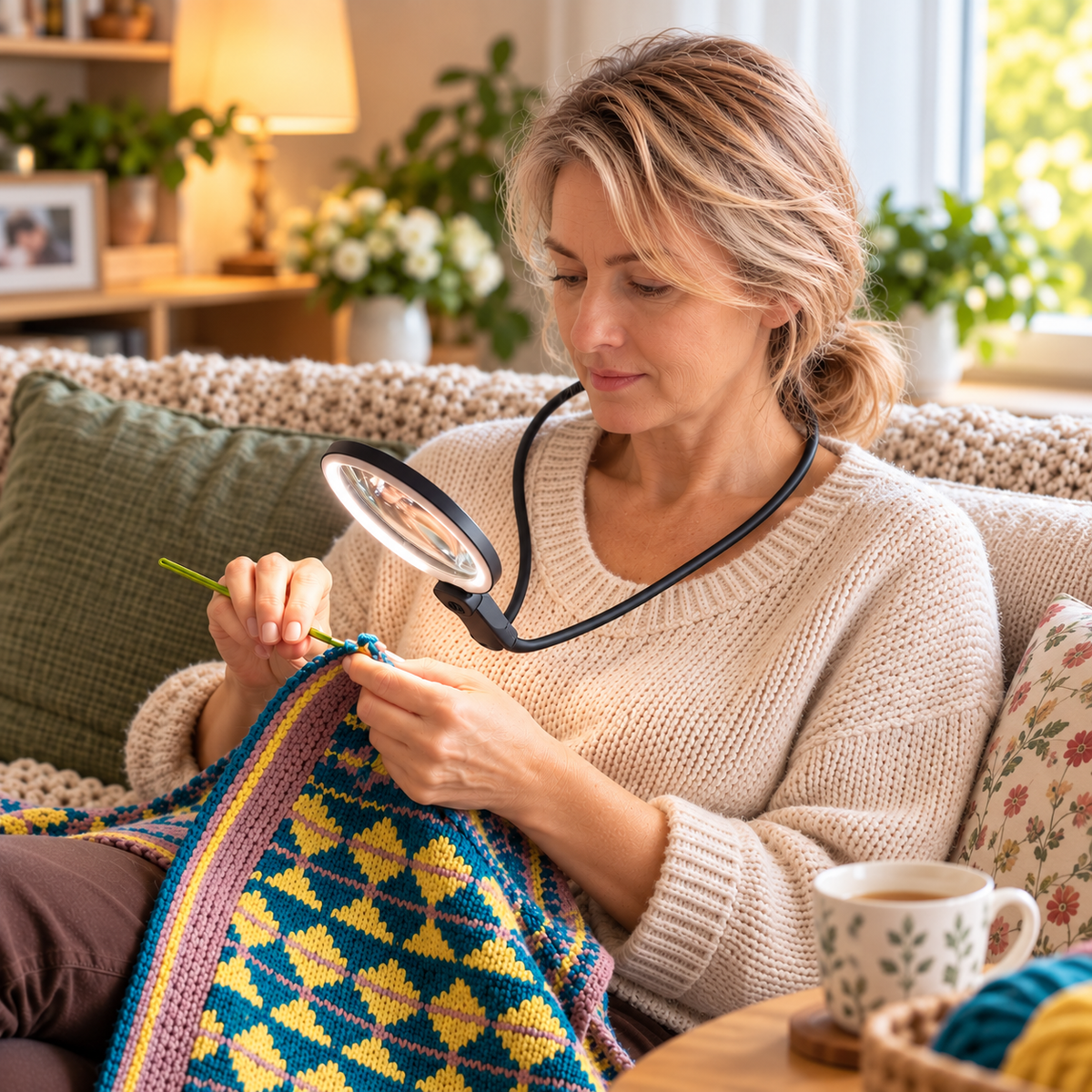CrochetMate – LED Magnifier
