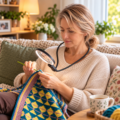 CrochetMate – LED Magnifier