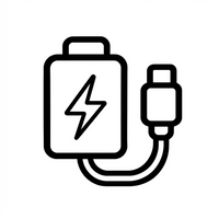 USB Charging<br>No Batteries Needed