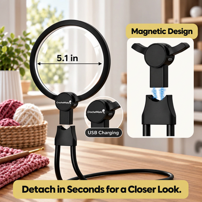 CrochetMate – LED Magnifier